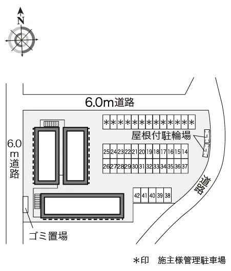 富里市日吉台１丁目 月極駐車場